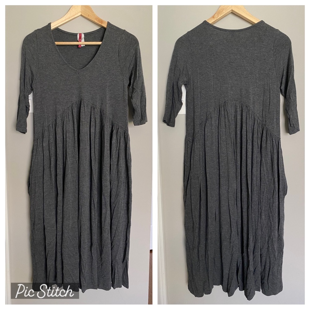 Boutique Grey Stretchy Dress